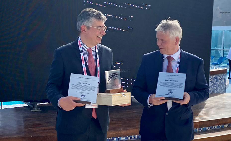 AERO 1 Highspeed award winner in the SHIPPAX Awards 2023